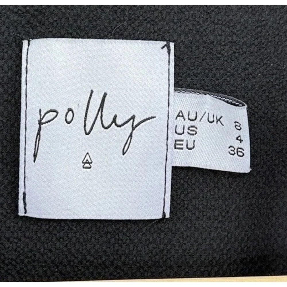Princess Polly Ragnar‎ Tie Front Romper Black Size 4 Grunge Festival Boho